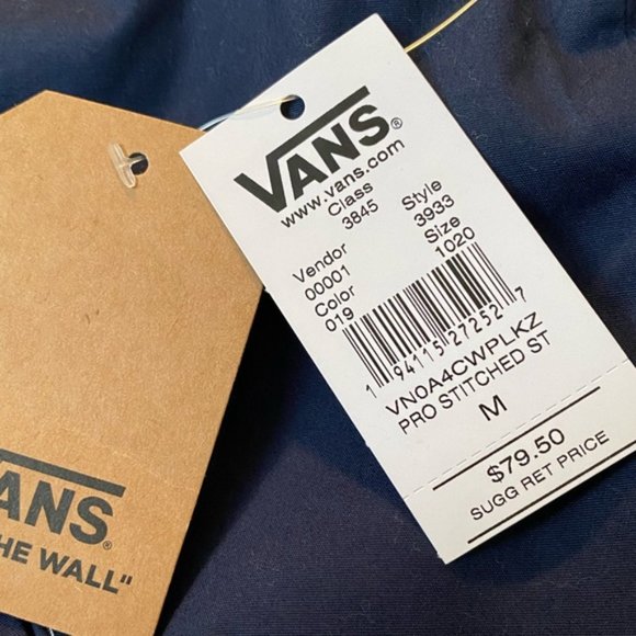 💖MEGA SALE💖VANS Pro Stitched Station Women’s Size Jacket Blue VN0A4CWPLKZ - Picture 3 of 9
